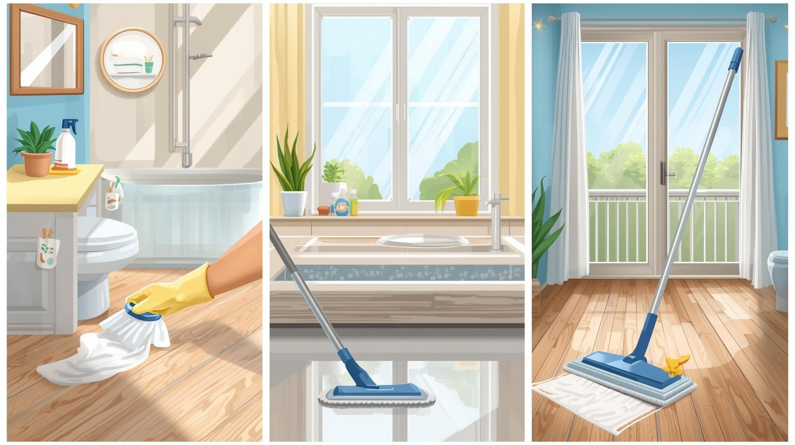 Bathroom and kitchen hygiene cleaning__Window interior cleaning__Floor mopping and vacuuming (2)